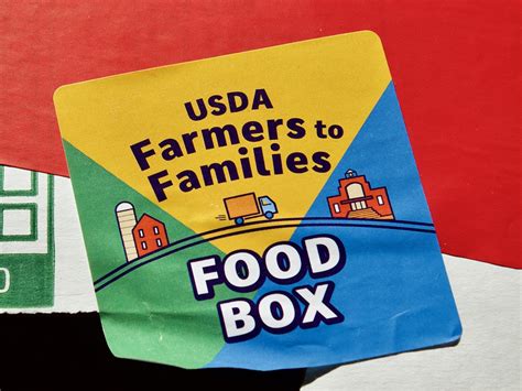 usda food box distribution program awards|farmers to family food box.